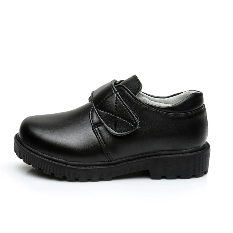 

2022 Children's leather shoes school shoes real cow leather two-layer leather black boys' primary