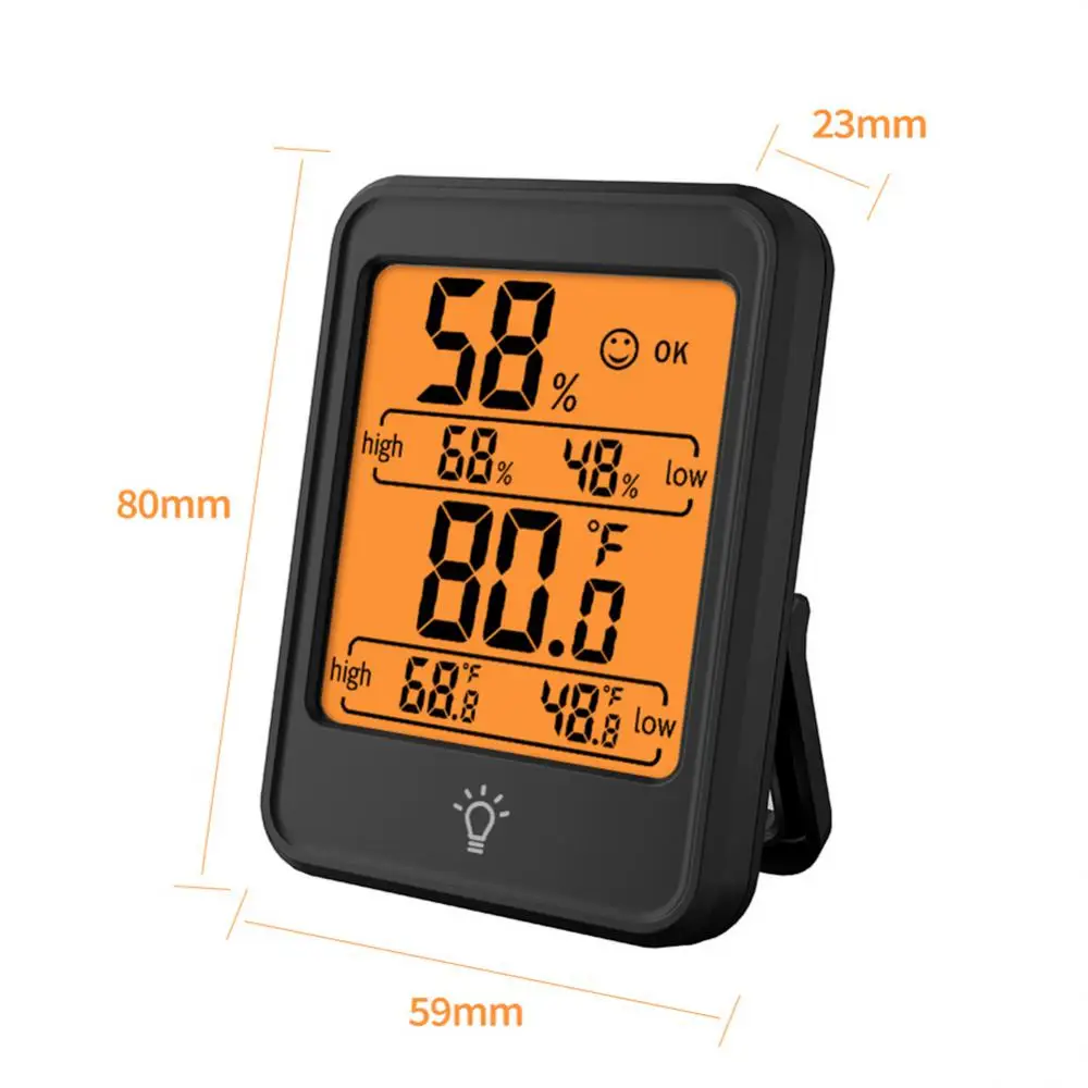 digital lcd indoor convenient temperature sensor humidity meter room electronic thermometer hygrometer gauge for home free global shipping