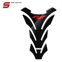 3d carbon look motorcycle tank pad protector stickers case for yamaha yzf r1 r1 tank