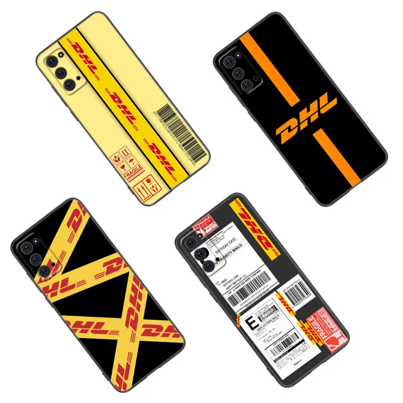 DHL Express этикетка чехол для телефона Samsung M30 M31 S Note 10 Lite 20 Ultra M11 M12 M13 M21 M22 M23 M32 M33 M51 M52 M53 J2 J4 J6 J8