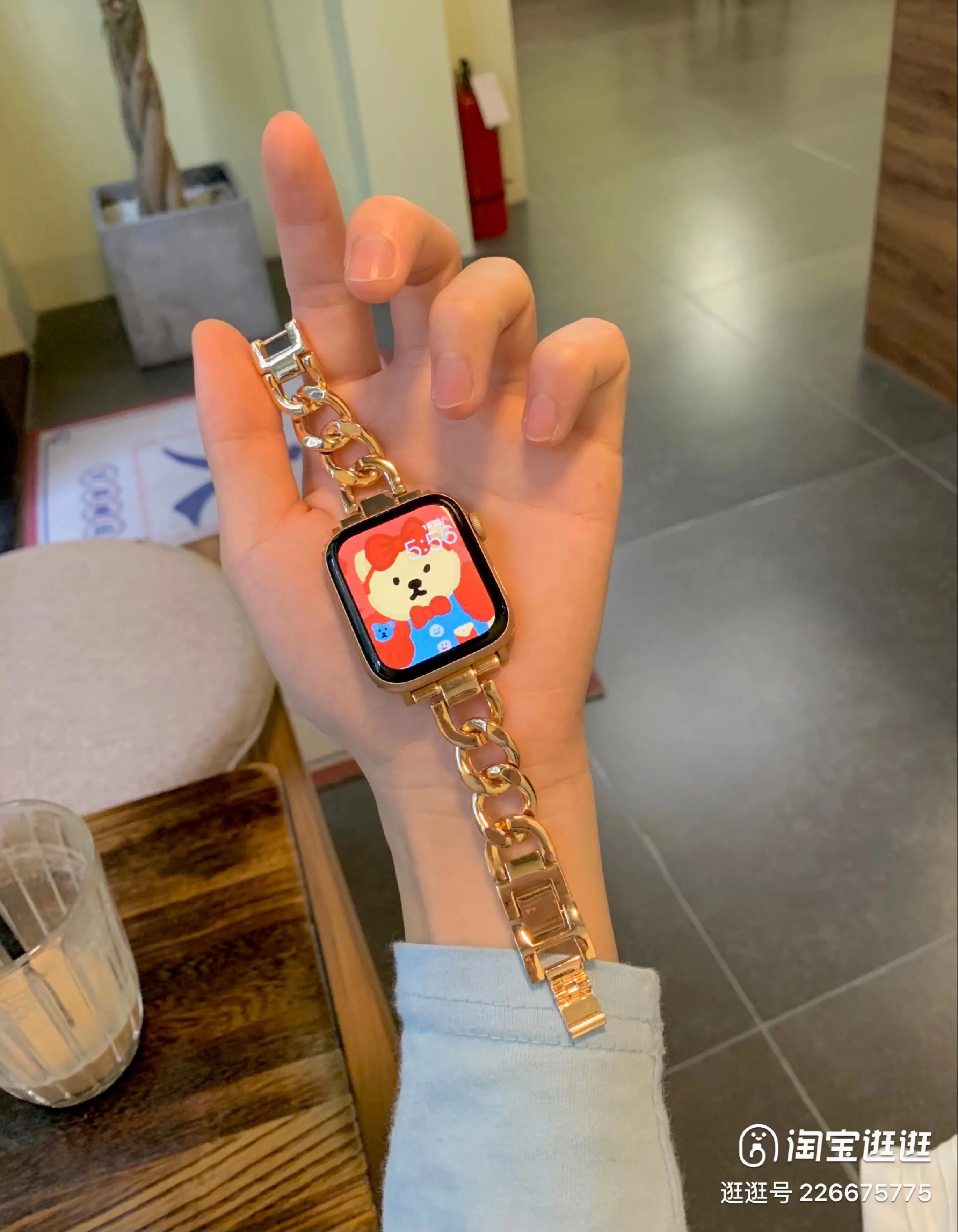 Роскошный тонкий металлический браслет-петля для IWatch SE 44 40 мм браслет из