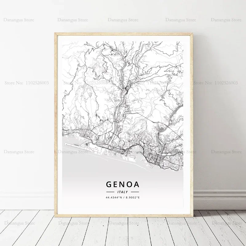 Настенное Искусство Печать На Холсте Современный Стиль Итальянский Городской