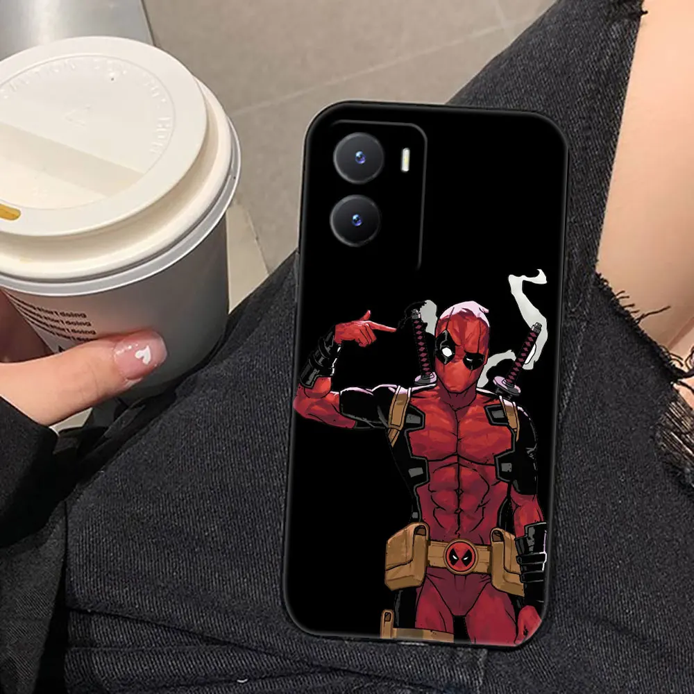Забавный чехол с рисунком Марвел Дедпул для VIVO Y93 Y78 Y76 Y72 Y51 Y50 Y36 Y35 Y33T Y31 Y28 Y27 Y22S Y21 Y20