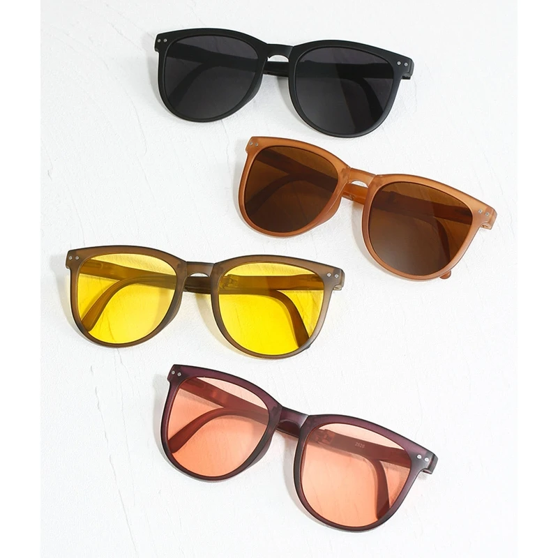 

Солнцезащитные очки Портативные складные, легкие маленькие круглые солнечные очки в стиле ретро для вождения, UV400