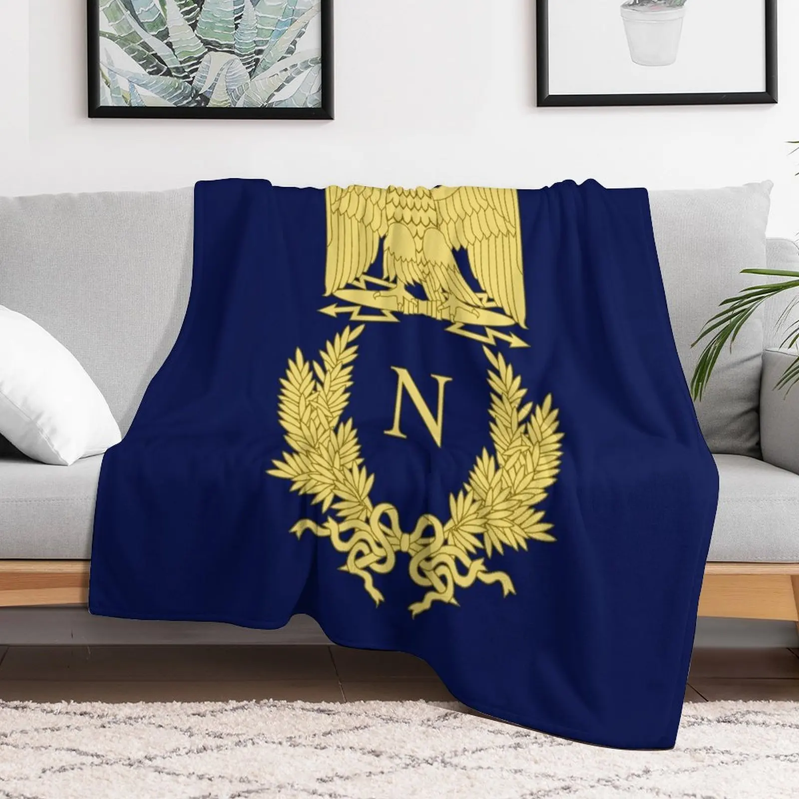 Emblème de Napoléon Bonaparte Плед тяжелый для сна Роскошные свободные одеяла