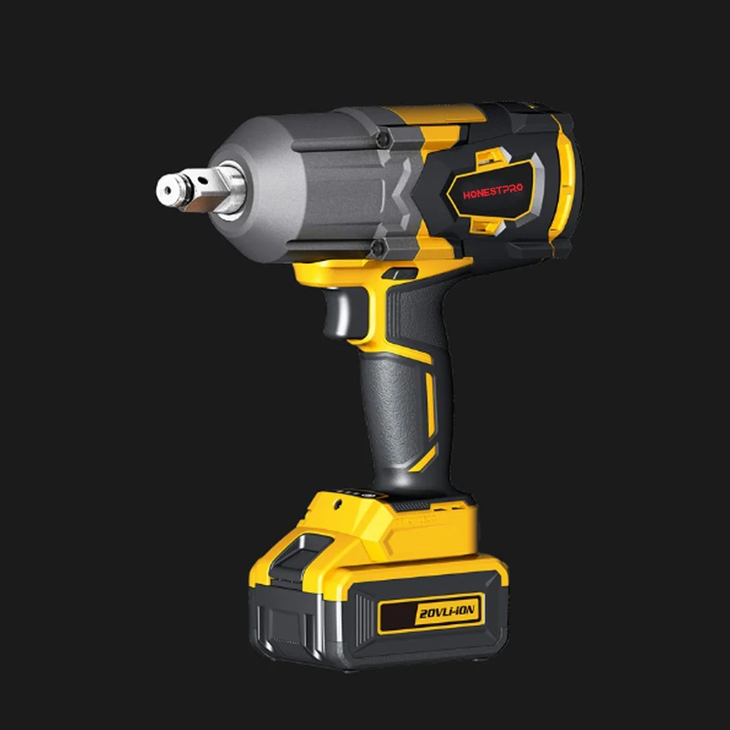 

20V Industry Lithium Battery Power Tools 1200N.M Brushless Cordless Impact Electric Wrench