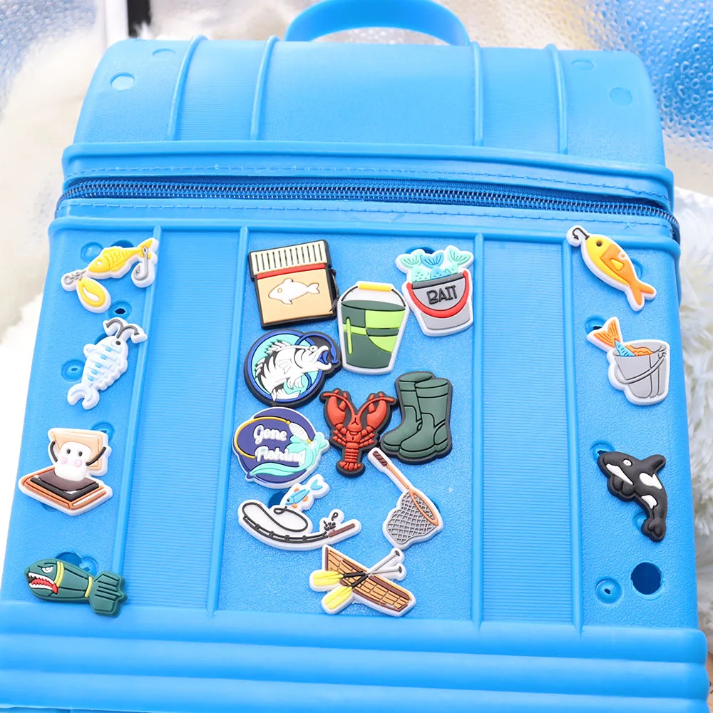 

17 шт., рыболовная удочка из ПВХ, с орнаментом