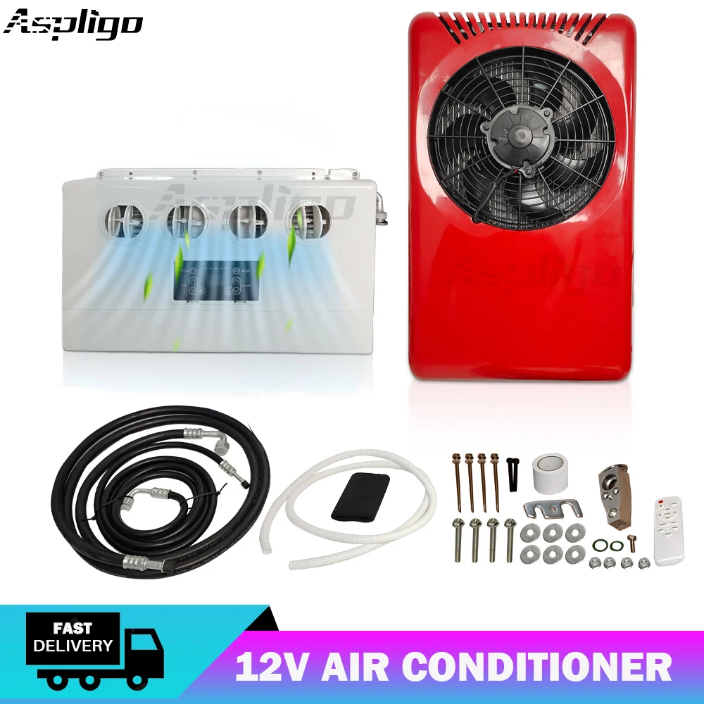 Aspligo 12 В 24 автомобильный сплит-кондиционер интеллектуальное преобразование