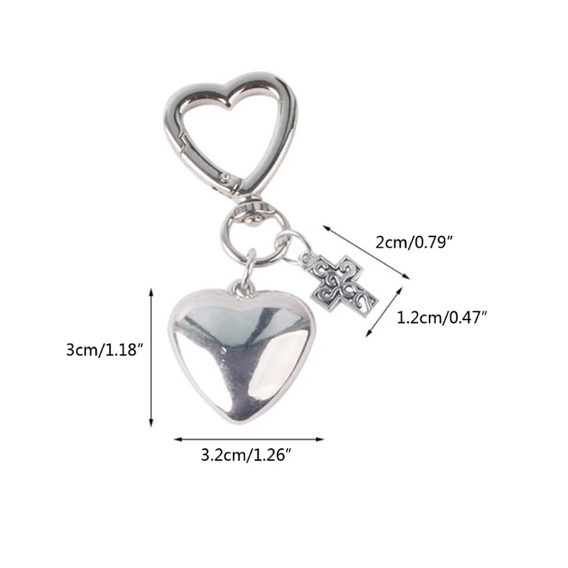 

Heart Keychains Christian Religious Beliefs Key-Chains Fashion Jewelry