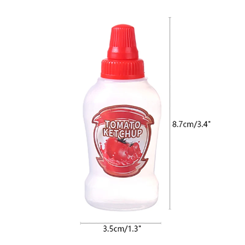 Мини Портативная бутылка для соуса диспенсер салата кетчупа пластиковая приправ