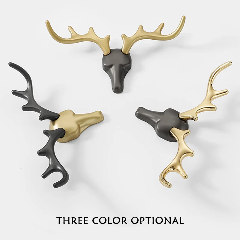Крючок для пальто из сплава с оленьими рогами Ювелирное Украшение гостиной