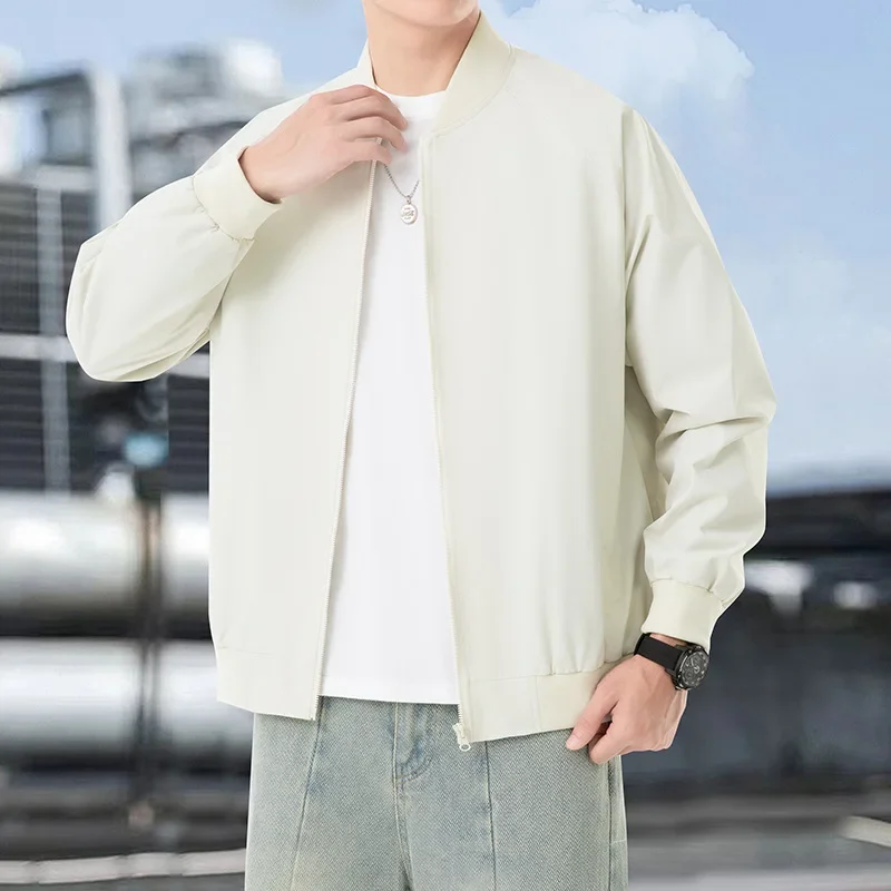 Осенняя новая свободная Мужская куртка бейсболка деловая версия для молодежи