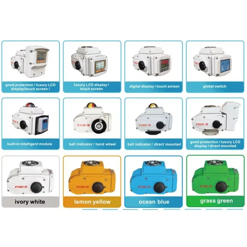 Оптовая продажа 30-6000 Нм электрический привод клапана дешевая цена 90 градусов