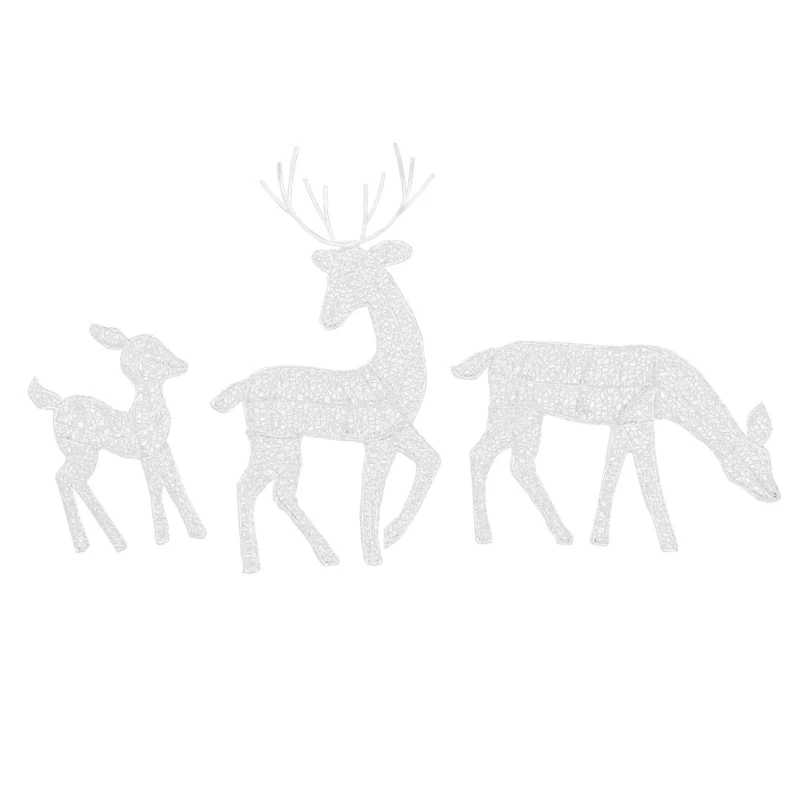 

Vidid Deer Stag Light Up Figures Рождественские украшения для сада Маленький/средний/большой подарок Подходит для открытого сада