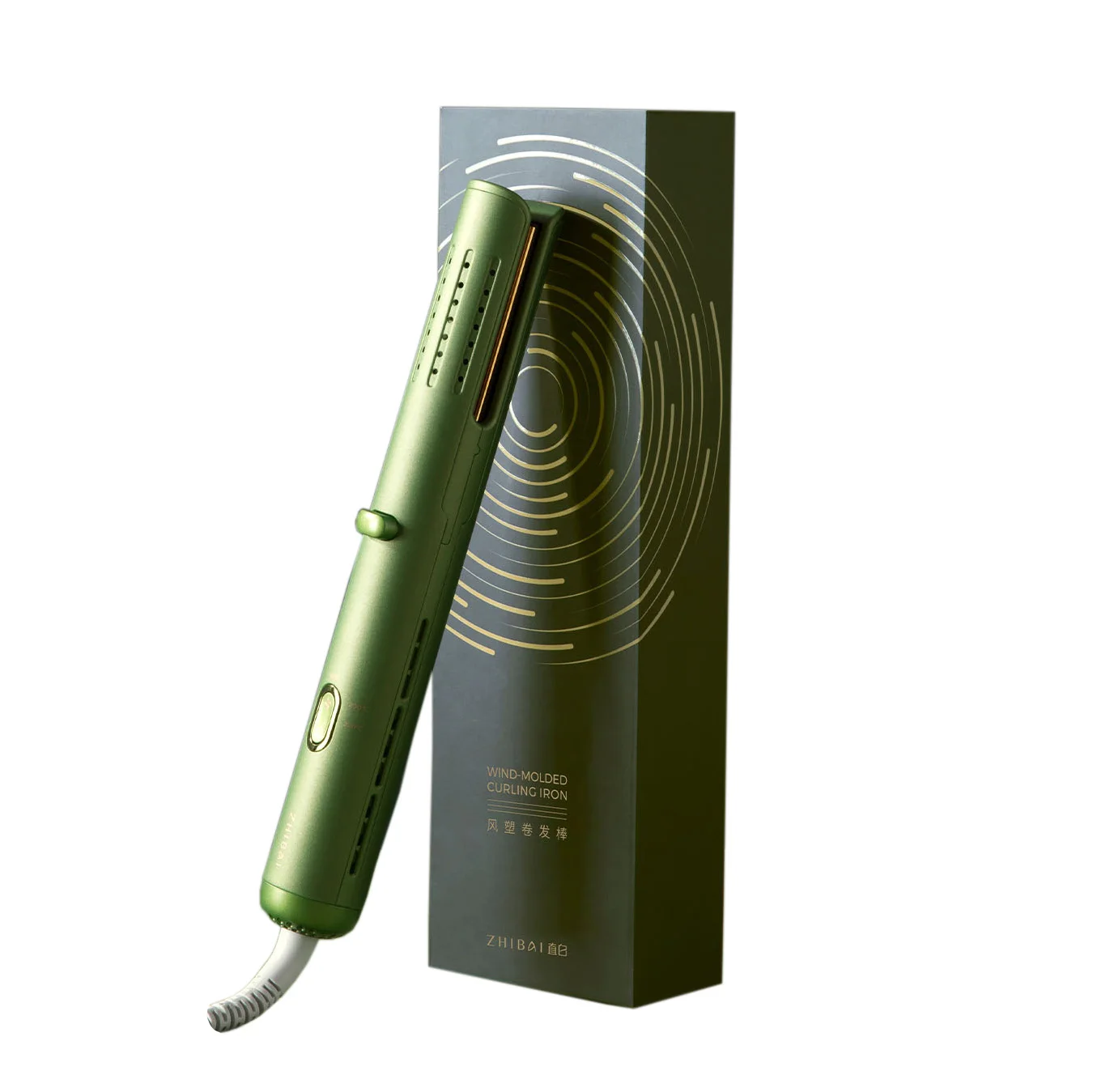 Cold wind electric splint straight hair curly hair dual-use does not hurt the hair stick negative ion hair device
