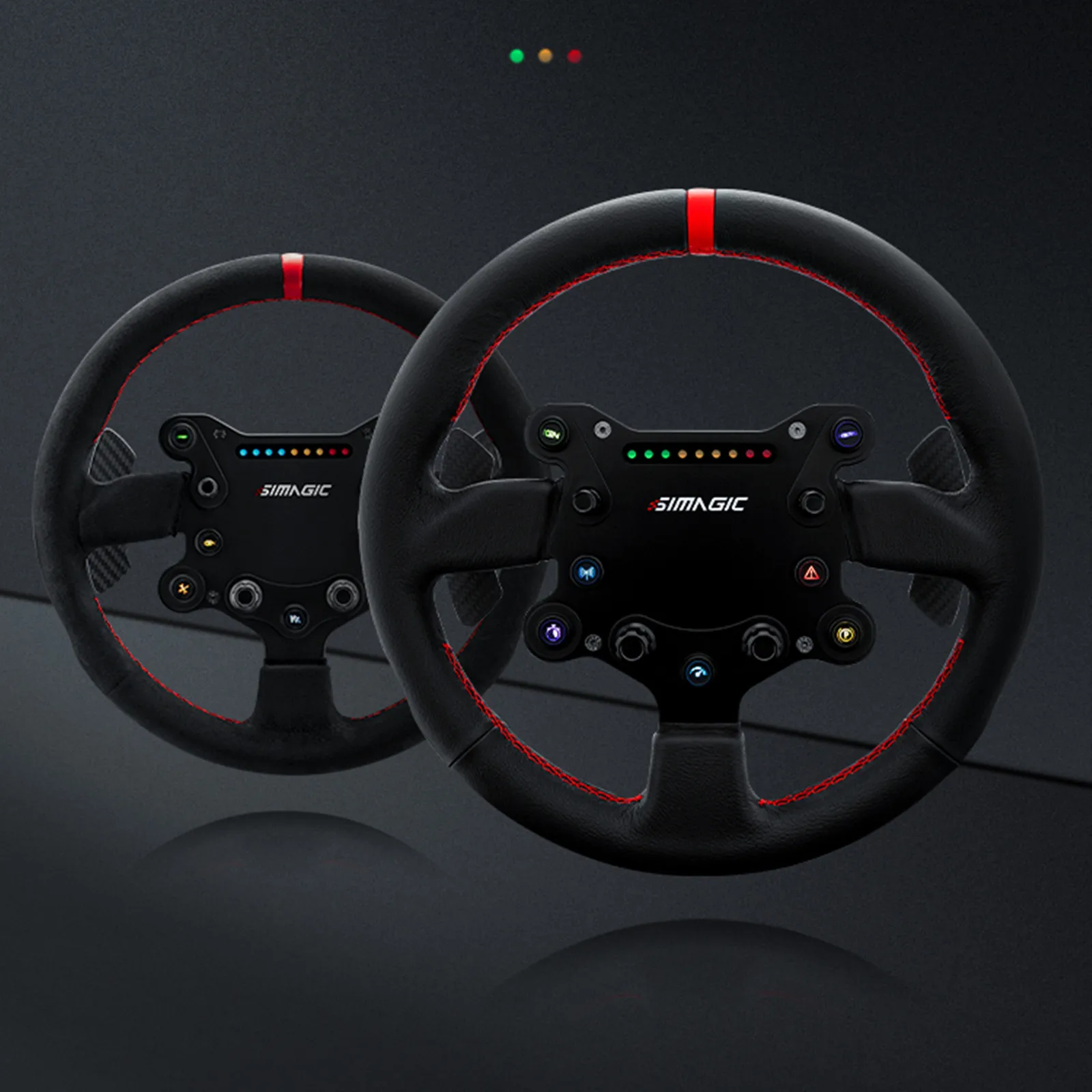 RGB Direct Drive Racing Simulator Steering Wheel Simagic GTS Steering Wheel Disc Single Paddle images - 6