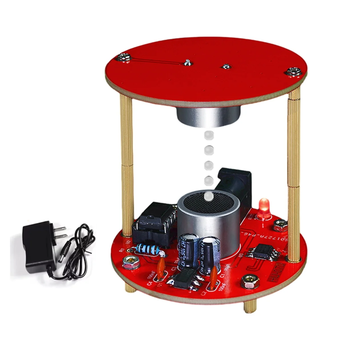 Фото ABNJ DIY Kit Ультразвуковой левитатор Подвеска Контроллер стоячей волны DIY Учебный комплект Научный эксперимент Американская вилка №5