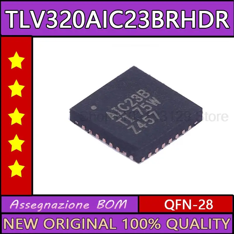 

TLV320AIC23BRHDR TLV320AIC23 QFN-28 Новинка