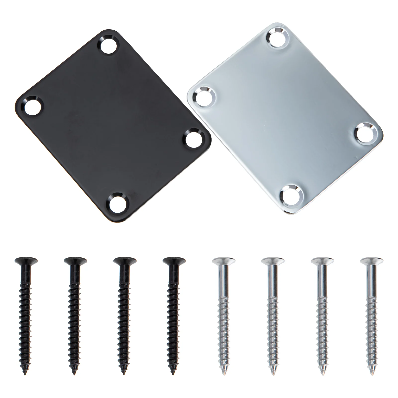 

4 Sets Guitar Neck Plates Guitar Neck Plate for Replacement Electric Guitar Part for Electric Guitar Friends