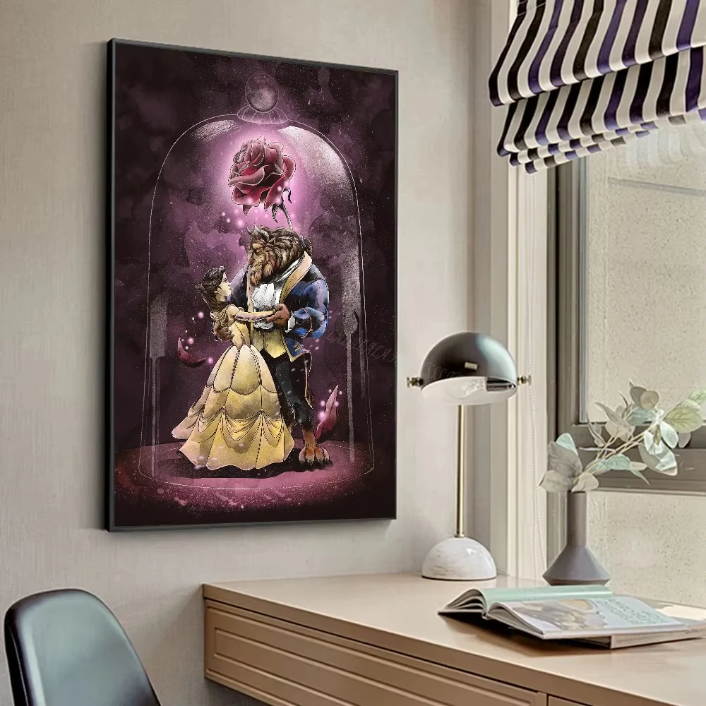 Печать на холсте «Красавица и чудовище» MINISO жанна мари лепренс де бомон красавица и чудовище