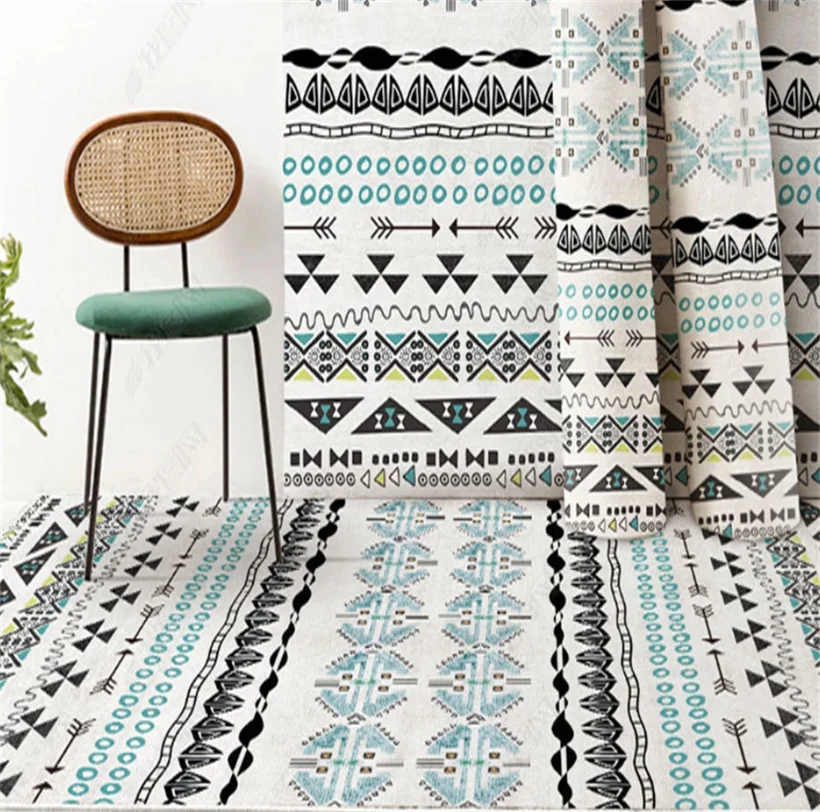 

Modern Geometric Carpet Bohemia Moroccan Carpets Indoor Outdoor Bedroom Living Room Area Rug Nordic Floor Mat Coffee Table Mats