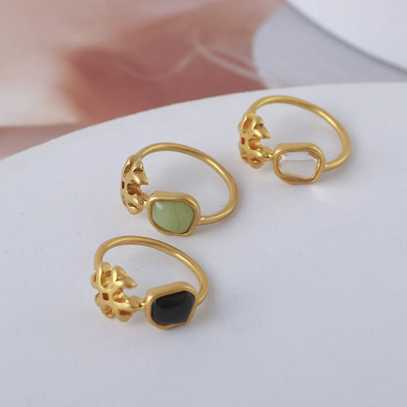 

Ручная роспись глазури индивидуальный европейский и американский драгоценный камень кольцо