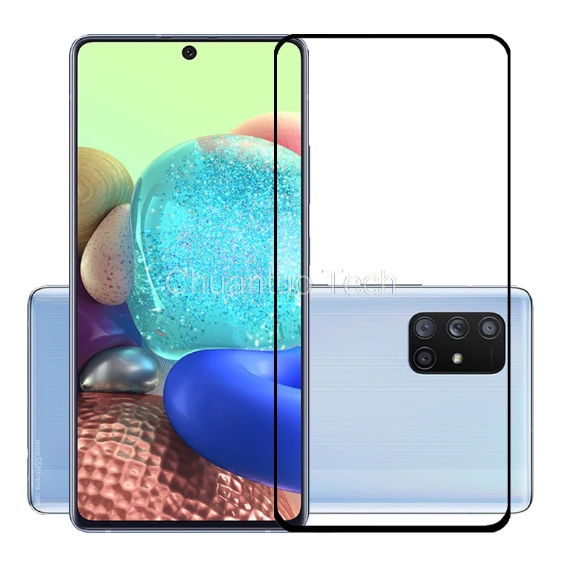 

Полная защита экрана для Samsung Galaxy A71/A71 5G/A71s 5G UW, защита от царапин, защитная пленка, закаленное стекло