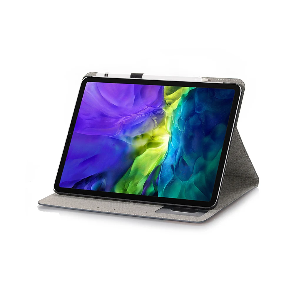 Чехол-накладка из искусственной кожи для iPad Pro 12 9 коричневый 2020 дюйма | Компьютеры