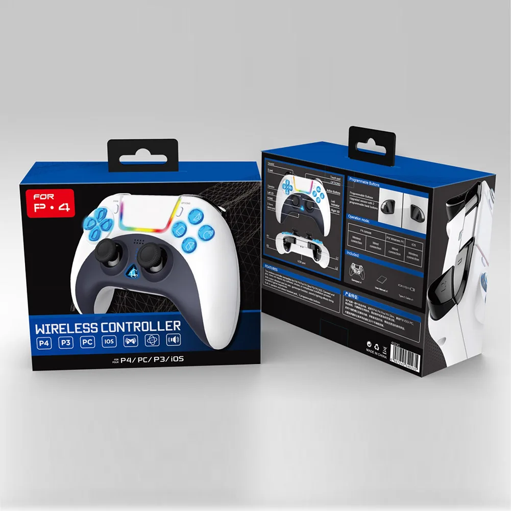 Геймпад PS4 с беспроводной ручкой 6 осей P4 поддержка PS3 IOS |