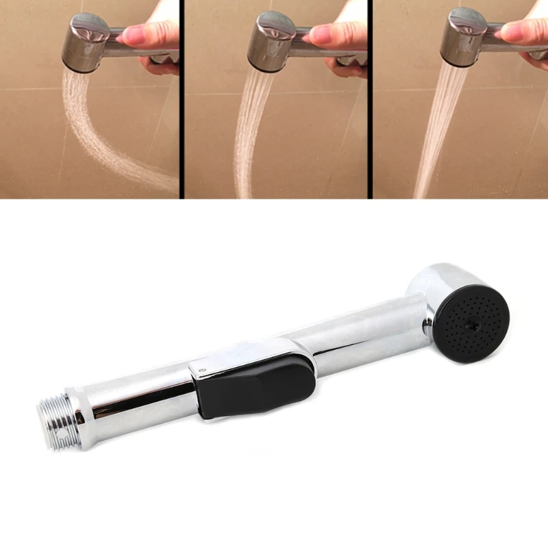 

Toilet Handheld Bidet Sprayer Shattaf Cloth Diaper Sprayer ABS Polished Chrome Shower Head