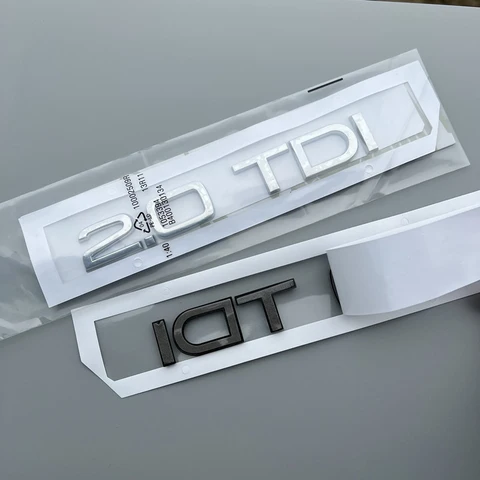 Автомобильные 3D ABS 2,0 3,0 TDI буквы логотип значок эмблема наклейки для Audi A3 A4 A6 A8 A5 Q3 Q5 Q7 Q2 V6 аксессуары