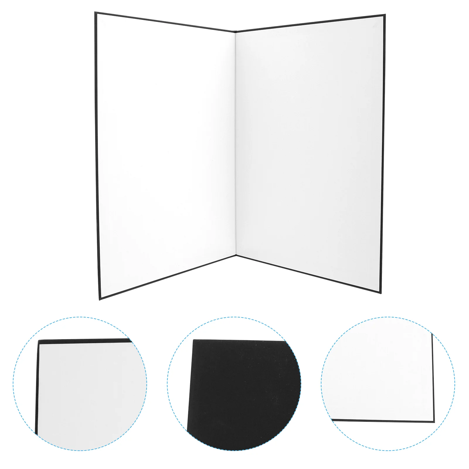 

White Flats Travel Reflector Travel Diffuser Camera Reflector White Diffuser Reflector Panel Thicken A4 Fill Light Board