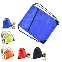 pack drawstring backpack bag with reflective strip string backpack cinch sacks bag bulk for school yoga sport gym traveling bag