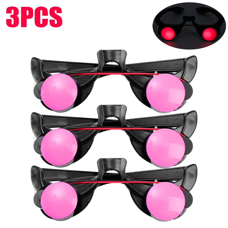 

LED очки ужасов красные глаза 1 шт.