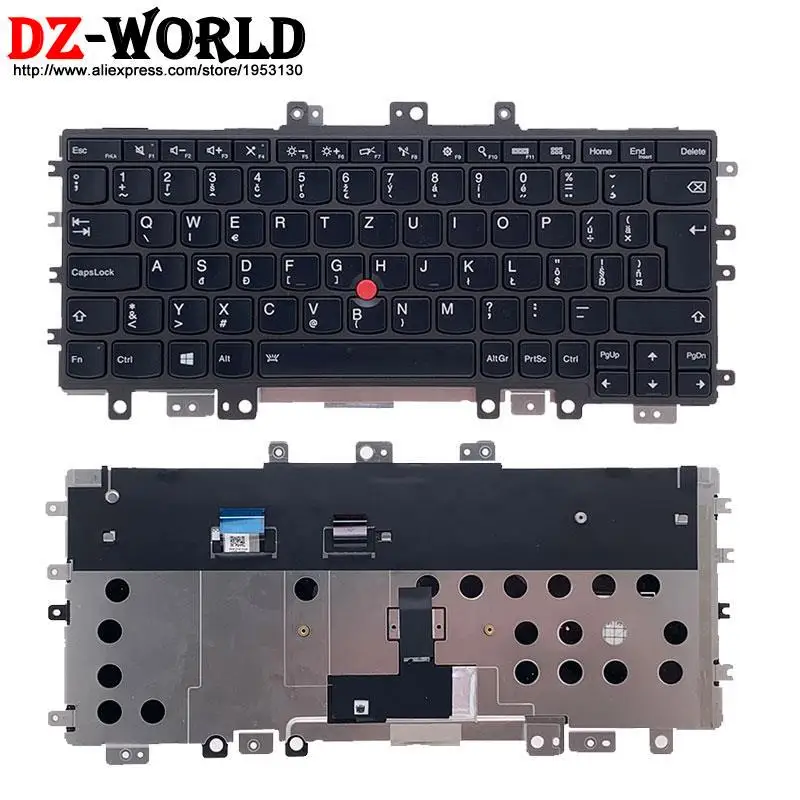 Новая Оригинальная клавиатура SK Slovak trabook Pro с подсветкой для ноутбука Lenovo Thinkpad Helix 20CG 20CH 00JT608 00UR061 00JT648