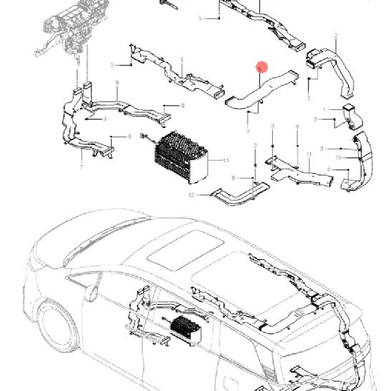Для Byd шина D9 2024-2025 фотоэлемент освещения автомобильные инструменты