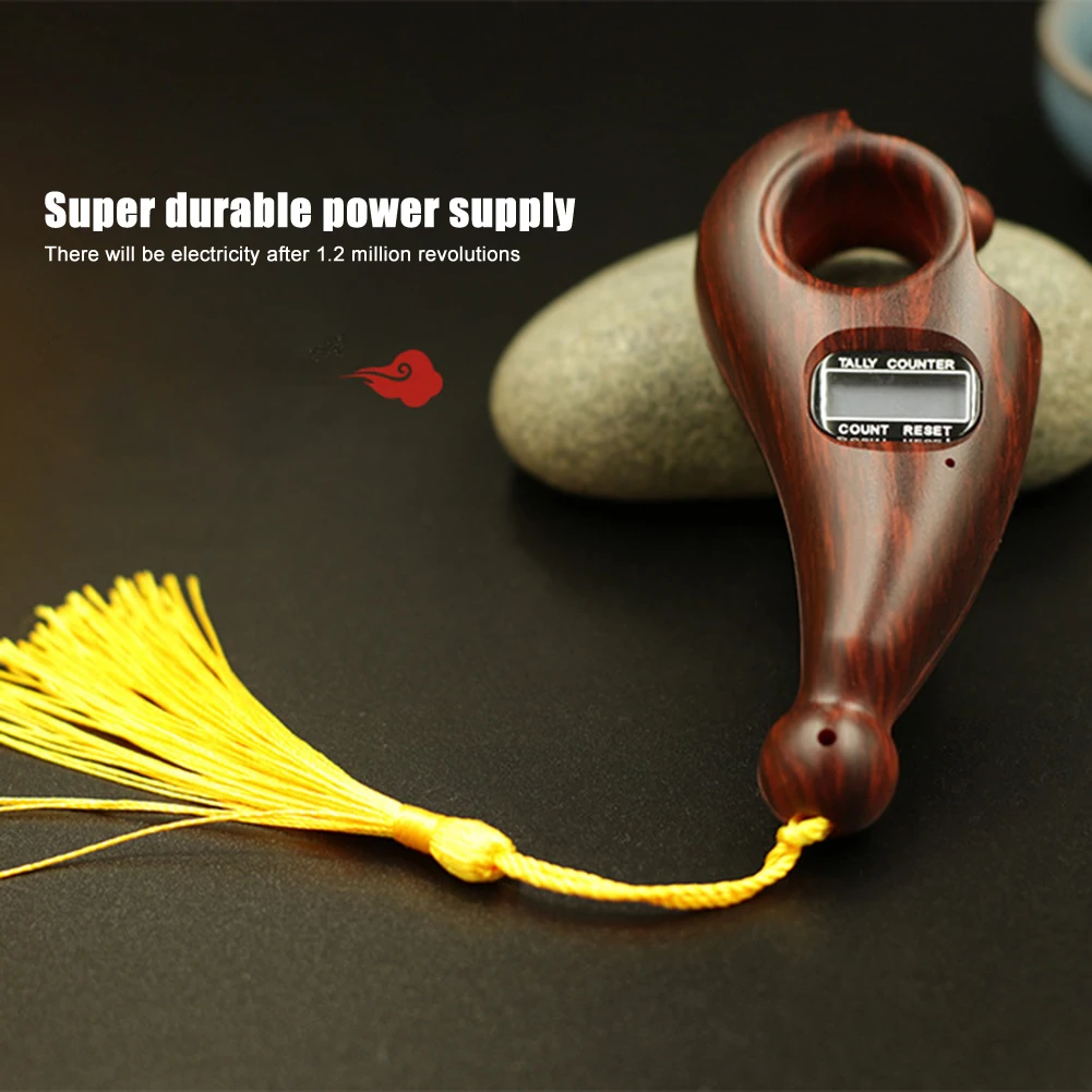 

Electronic Buddha Counter Set Counting Device Household Digital Display ABS Mini Bedroom Decoration for Buddhist