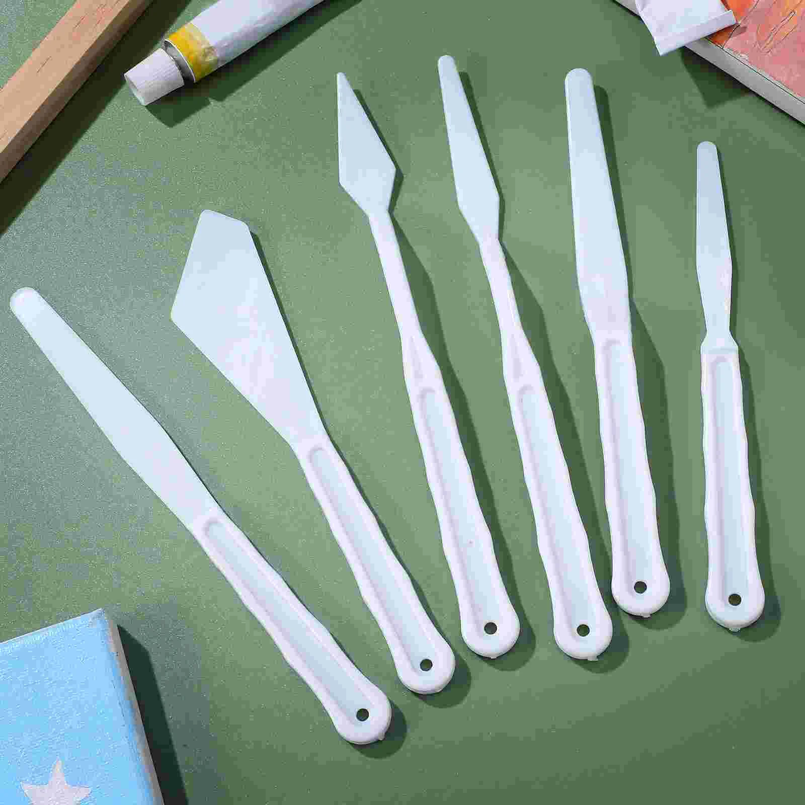 Инструменты для масляных красок художественные ножи пластиковая палитра