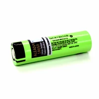 new 18650 batteries original ncr18650b 3 7v 3400mah 18650 lithium rechargeable battery for flashlight batteries flat top