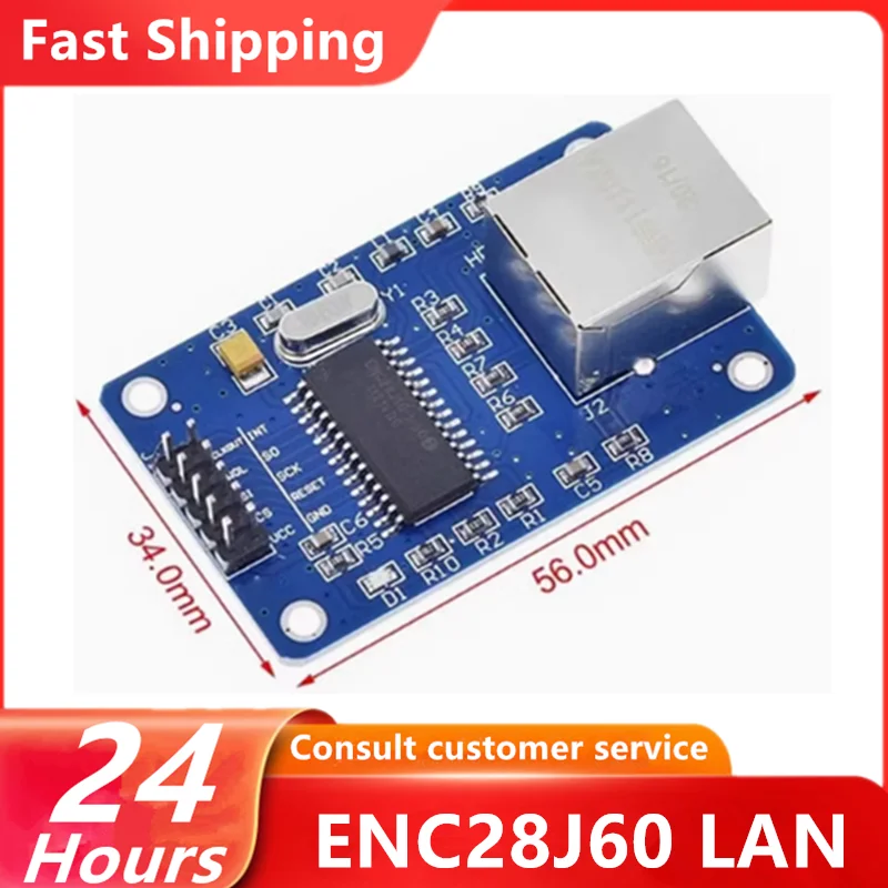 ENC28J60 Сетевой модуль LAN Ethernet AVR 51 LPC STM32