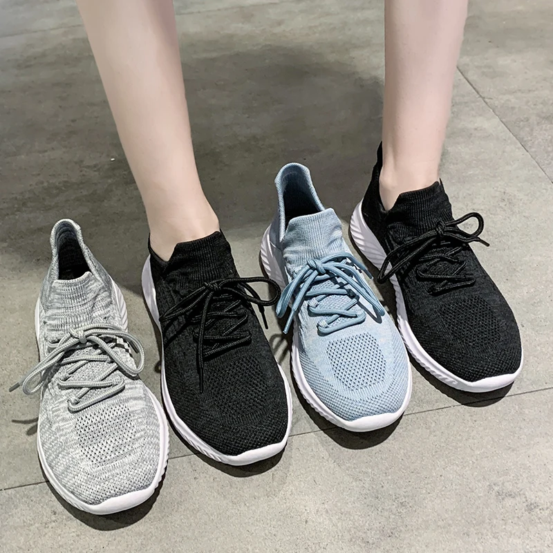 Women Walking Shoes Breathable Sneakers Fashion Sport Casual Non Slip Female Slip-On Lazy Shoes Flat Footwear Soft Comfortable