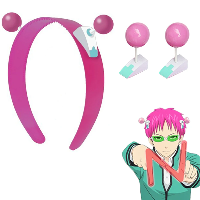 

1PC Cosplay Headwear Saiki Kusuo No Sai-nan Hairpin Hair Clip Anime Saiki Kusuo Cartoon Hair Pin Halloween Costume Accessories