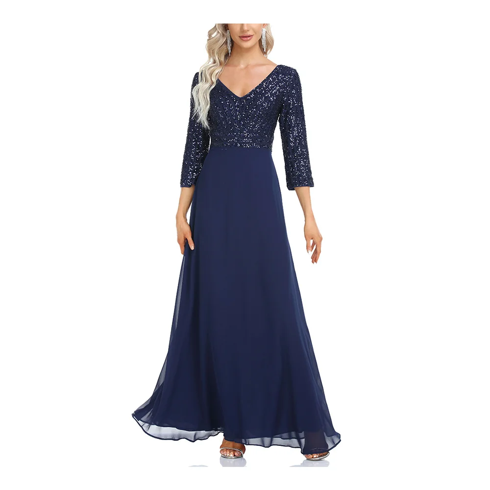 

Платье для выпускного вечера с блестками