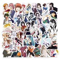 103050pcs anime heroine stickers individuality waterproof decals for laptop skateboard water bottle decoration teens gift