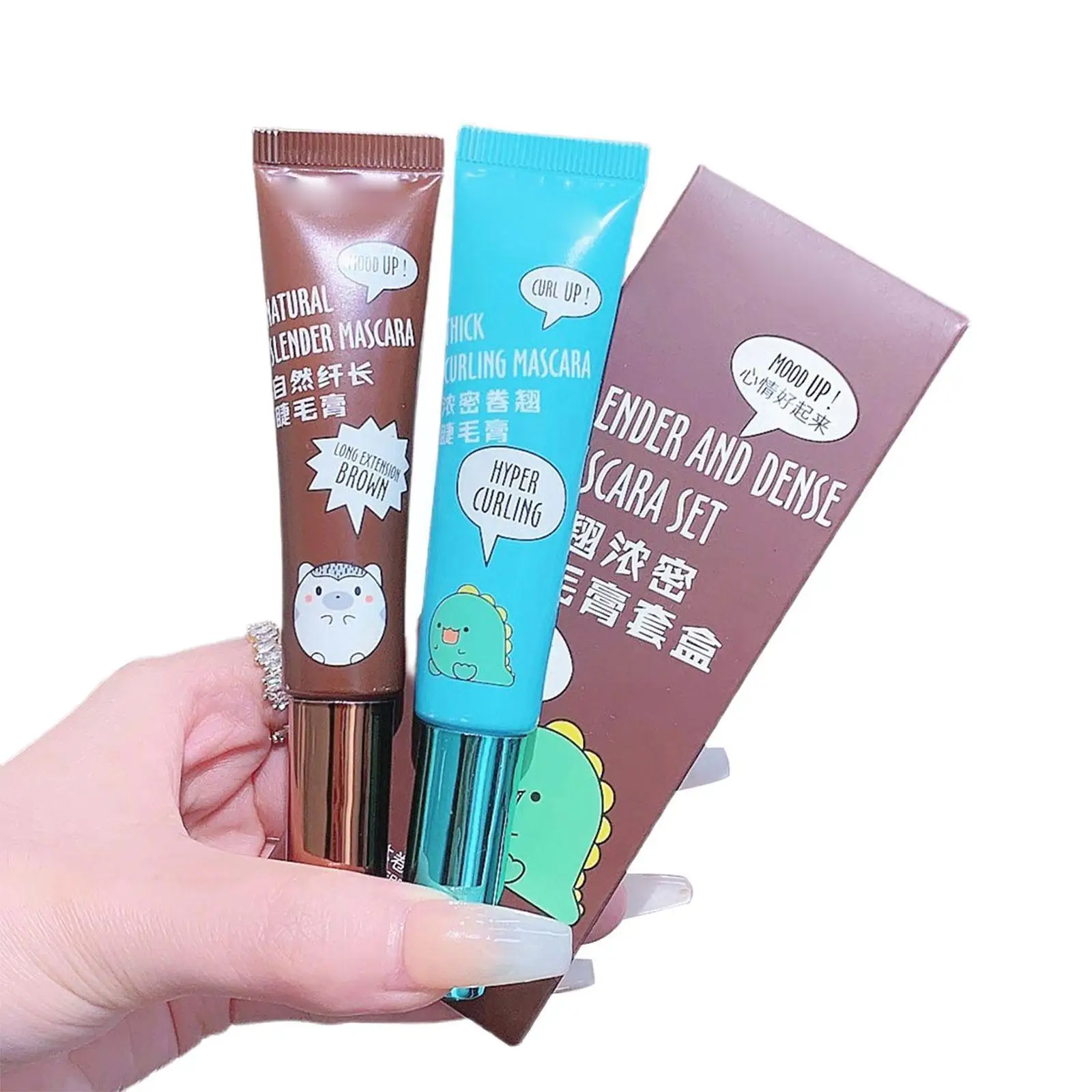 

Cute Small Animal Toothpaste Tube Mascara Waterproof Lasting Makeup Curly Natural Mascara Makeu Lengthening Easy Not To Smu Z5s1