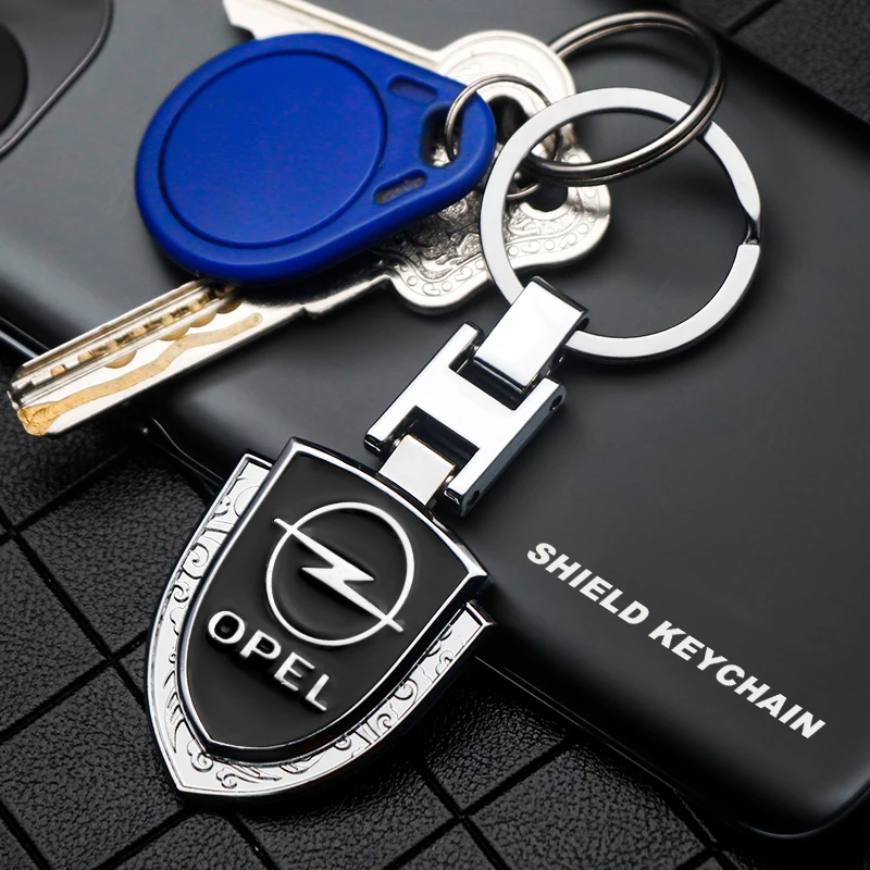 

Anti-lost Shield Shape Keychain of Car Keys With Logo Auto Gadgets for OPEL Vauxhall OPC Astra Insignia Vivaro Corsa Mokka Etc.