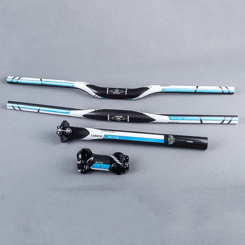 

Fcfb-рычаг для велосипеда из углеродного волокна ATV, плоский или вертикальный руль, седло, ярко-синий 3K