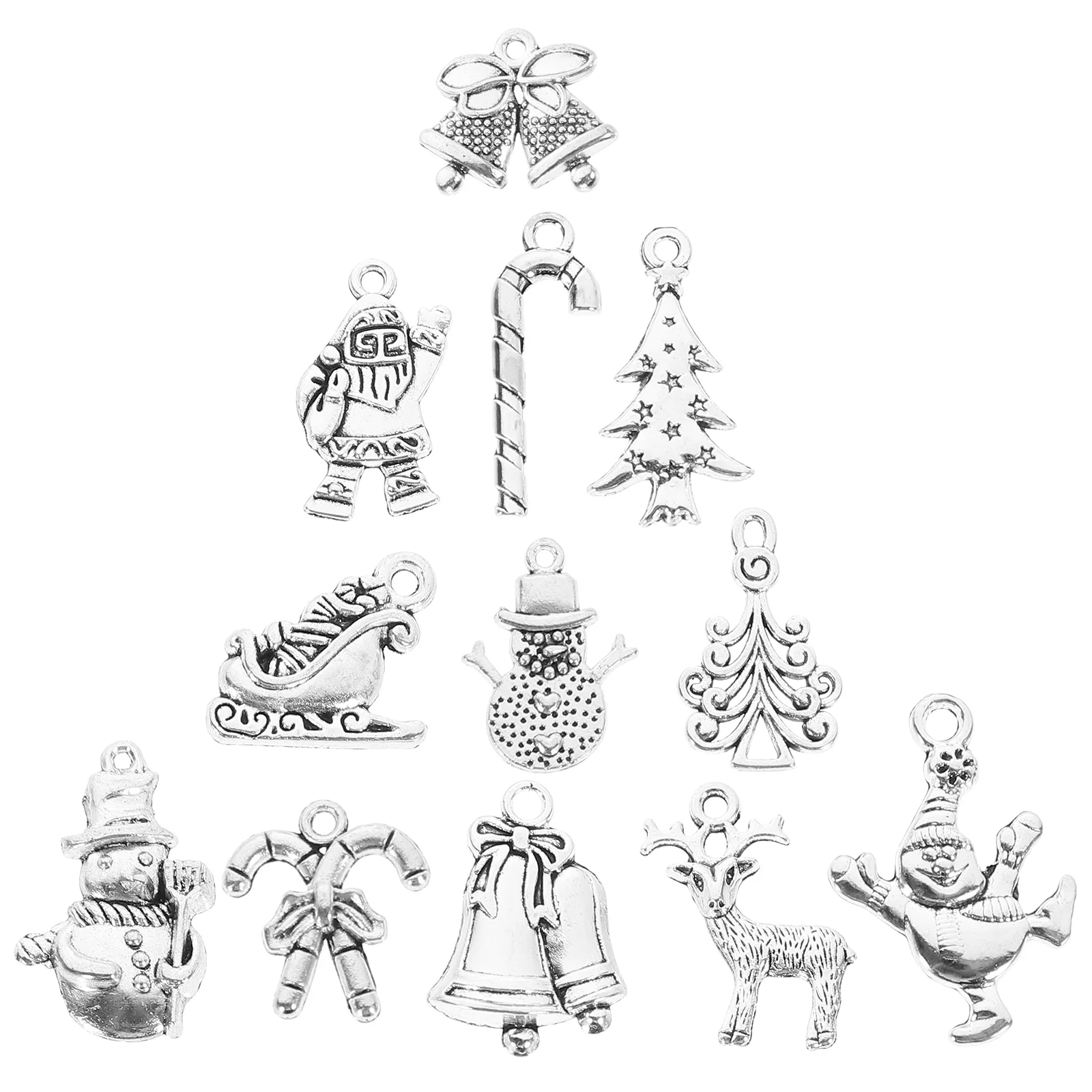 

12pcs Christmas Jewelry Charms Necklace Bracelet DIY Pendants Jewelry Making Supply