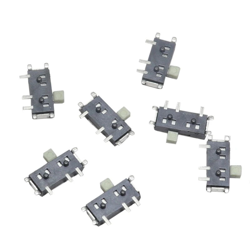 Фото 【200-50 шт.】миниатюрный SMD SMT переключатель MSK-12C02, 7-контактный, 1P2T, вкл/выкл, для MP3, MP4 №4