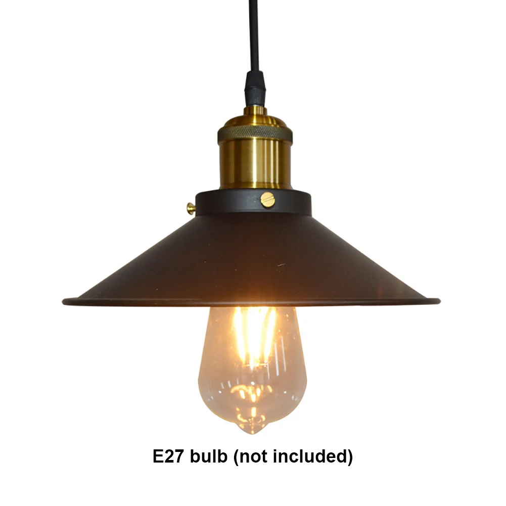 

Подвесной потолочный светильник E27, лампа-абажур для отеля, кафе, ресторана, винтажная декоративная металлическая конструкция в стиле индас...